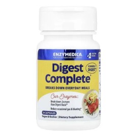 Enzymedica Digest Fórmula Enzimática Completa 30 Caps Sabor Sin Sabor