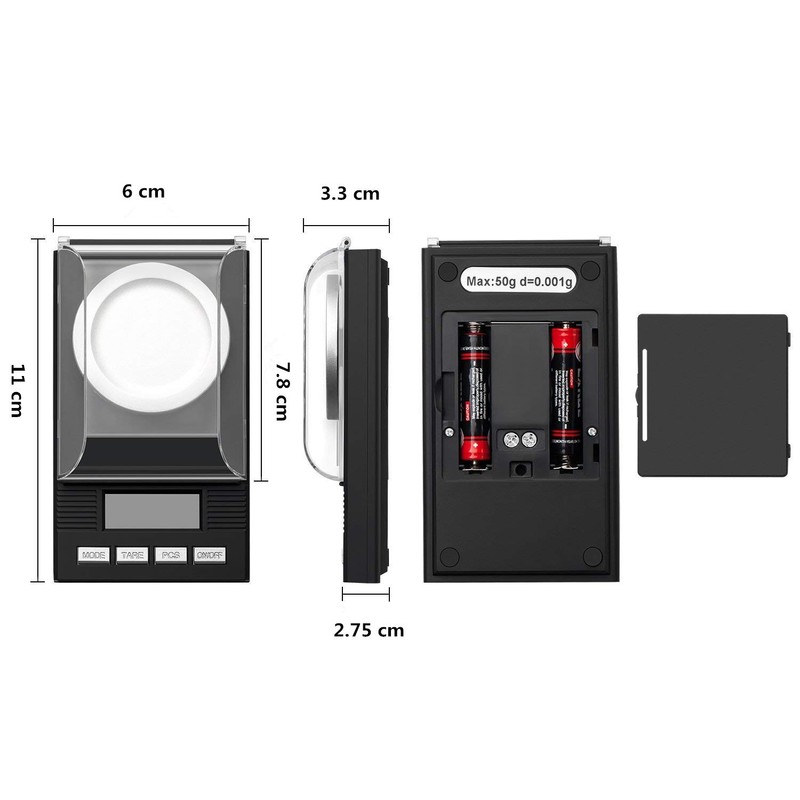 Digital Scale Kitchen Scale 0.1 G Unit Electronic Scale Cooking