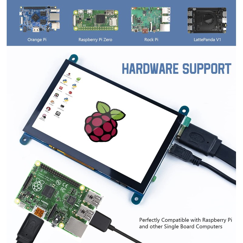 Hosyond 5 Inch IPS LCD Touch Screen Display Panel 800×480