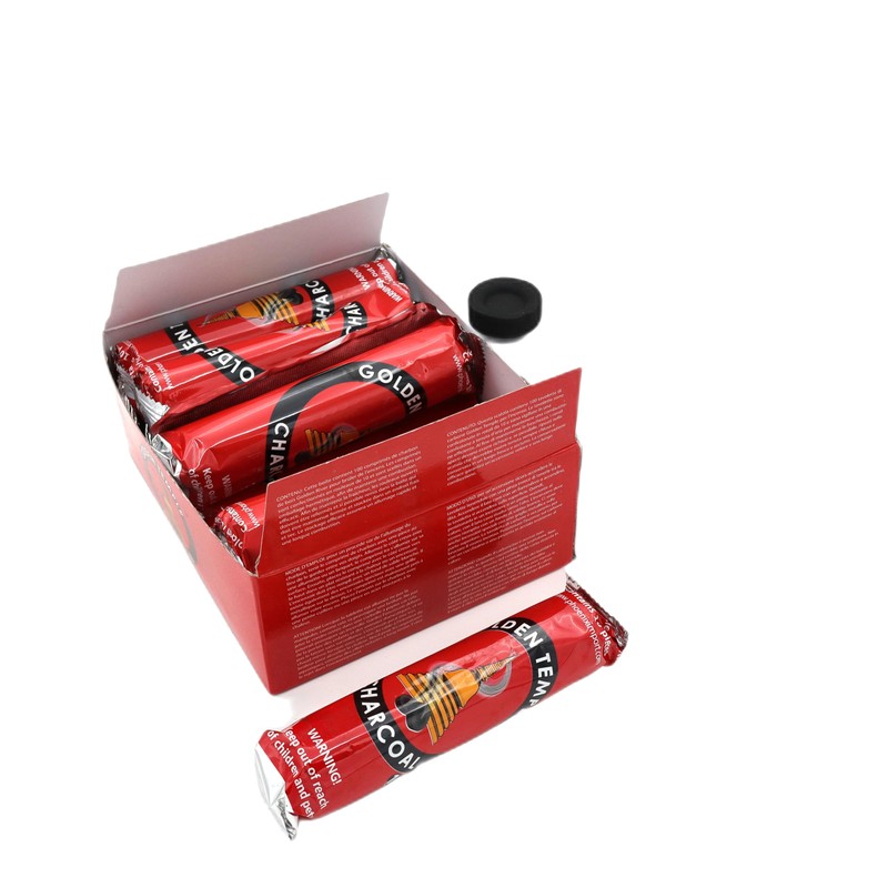 LivuX 100 Tabs Incense Charcoal 33 mm - Quick Ignition