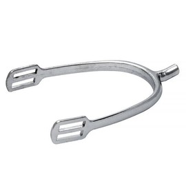 Start Riding Spurs with Nylon Straps - Spores with Straight Shaft 15 mm - Spurs Set for Riding Boots - Ideal for Beginners (Men)