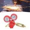 Acetylene Pressure Reducer 8mm Inlet Port Dual Display Shockproof Acetylene