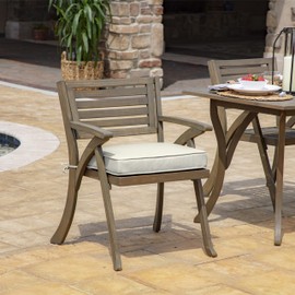 Arden Selections ProFoam Performance Outdoor Seat Cushion 19 x 20, Sand Cream