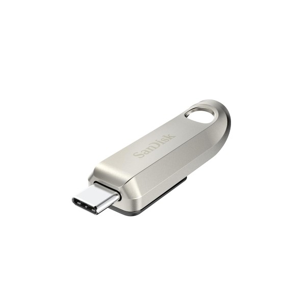 SanDisk 128B Ultra Luxe USB Type-C Flash Drive, USB 3.2 Gen 1 Performance with Premium Metal Design, Up to 400MB/s