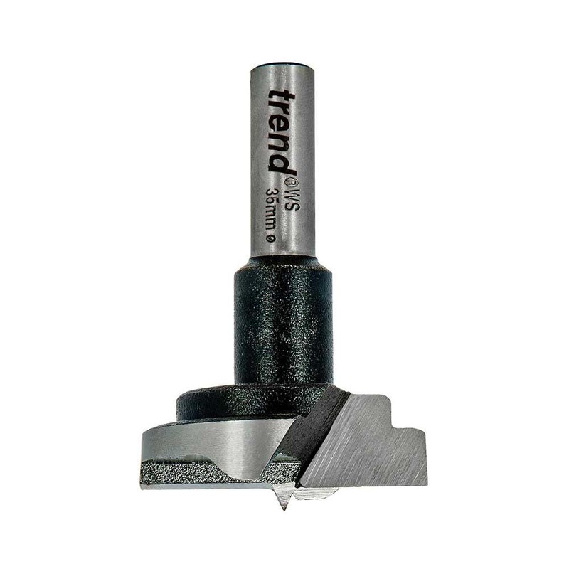 Trend Professional 35mm Carbon Steel Hinge Sinking Machine Bit, 54mm