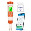 pH Meter for Water, Smart pH TDS EC Meter for