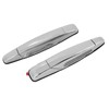2pcs Exterior Chrome Door Handle ABS Plastic Automotive Outside Door