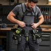 Adjustable Tool Belt for Work – 32–66 Inch Nylon Belt