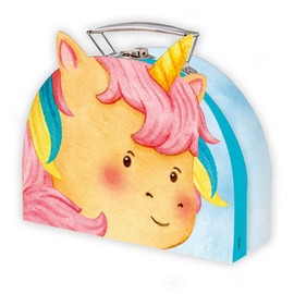 Trötsch Koffer mit Formdeckel Einhorn: Pappkoffer Reisekoffer Kinder Spielkoffer (Einhornwelt: Alles rund ums Einhorn)