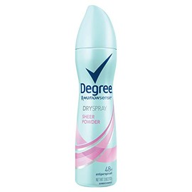 Degree MotionSense Dry Spray Antiperspirant, Sheer Powder 3.8 oz (Pack of 3)