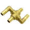 VIKKSAER Solid Brass 3/4 Inch Heater Control Valve, 4-Way Automobile