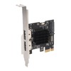 PCIE to Power ESATA Expansion Card 2 Port 6.0Gbps Support