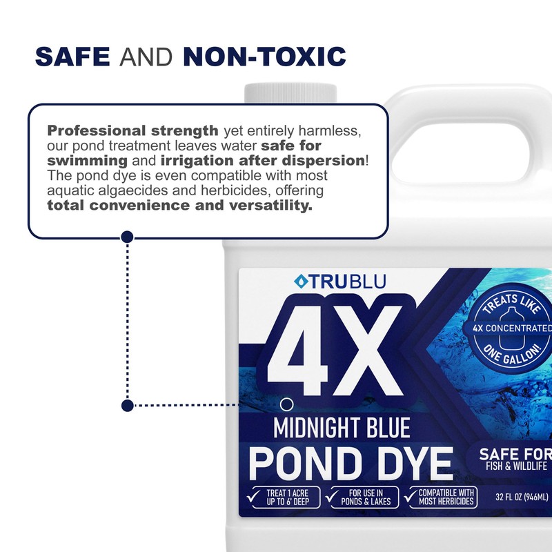 Airpro TruBlu Pond Dye - Midnight Blue Pond Dye -