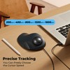 PORLEI Wired Trackball Mouse for Large Hands, Ergonomic Design Reduces