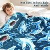 AISDE Shark Blanket Glow in The Dark Blanket for Boys