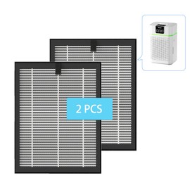 (2 PCS) Air Purifier ClearAir-A5 Replacement Filter, VEWIOR H13 True HEPA Air Cleaner Filter (Special forVEWIOR ClearAir-A5 Air Purifier)