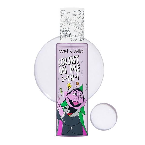 wet n wild Sesame Street Collection Count On Me 5-in-1 Prime & Set Face Mist
