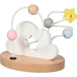 GOKI 59970 Circuito de motricidad nube estrella Toys to Stack and fit, Multicolored, One Size