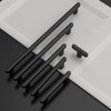 Asidrama 10 Pack 5 Inch(128mm) Matte Black Kitchen Cabinet Handles,