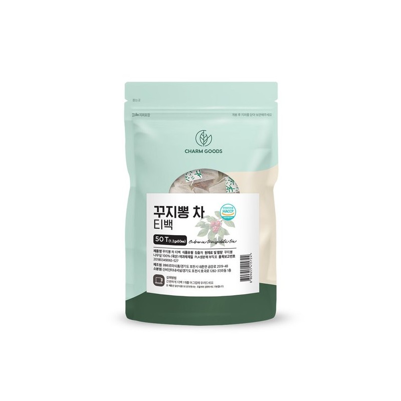 Cham Goods 꾸지뽕차 국내산 구지뽕 구찌뽕 꾸찌뽕 잎 100프로 1.2gX50티백X1팩