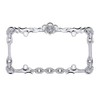 Cruiser Accessories 25231 Skull & Bone License Plate Frame, Chrome