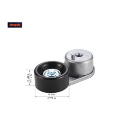 binopoly 38378 Drive Belt Tensioner Assembly With Pulley For Nissan Frontier 05-19/NV 11-21/Pathfinder 05-12/Xterra 05-15 Suzuki Equator 09-13 OE# 89384 11955EA200 11955EA20A 11955EA20B