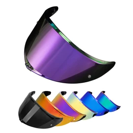 psler For AGV K6 K6s Visor, Mirrored Helmet Visor, Helmet Face Protection, Tinted Visor, Motorcycle Helmet Accessories, Replacement (Dark Purple)