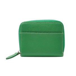 [world closet] 100,000 yen bills without folding a bellows, card case for 10 cards, no spills, skimming prevention, travel, overseas, genuine leather, cowhide, leather can hold a lot, IC pocket, with