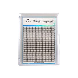Amber Lash Magic Long Body 5D Premade Volume Fan lashes [396 fans] (C Curl, 9mm)
