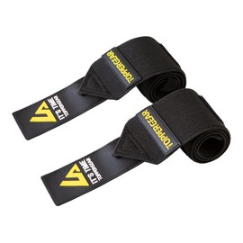 TOPPERGERA Wrist Wraps Professional High Weight Models (Hard Type, Black, 25.6 inches (65 cm)