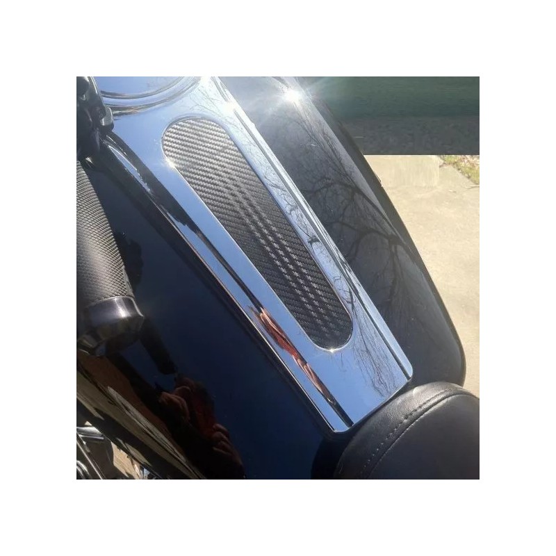 lid skins Black carbon hard bag lid covers Fits 1994-2013