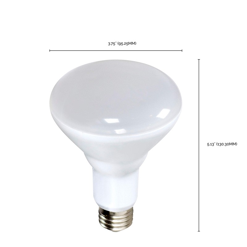 Satco S9022 Medium Light Bulb in White Finish, 5.13 inches