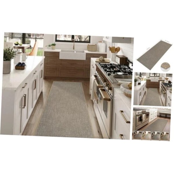 Kitchen Runner Rugs Non Slip, Washable Kitchen Mat, Anti Fatigue