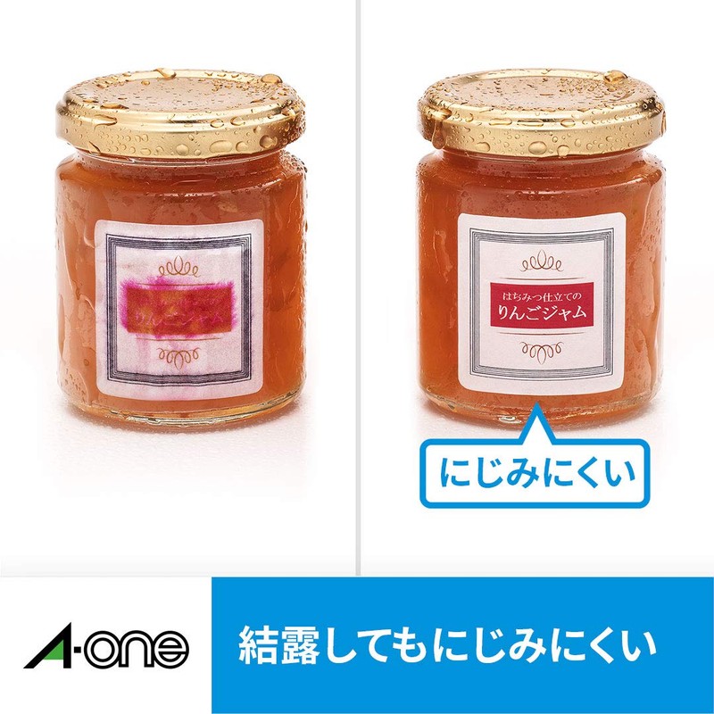 A-One 624402E Inkjet Label Stickers, Ultra Water Resistant, Matte Paper,