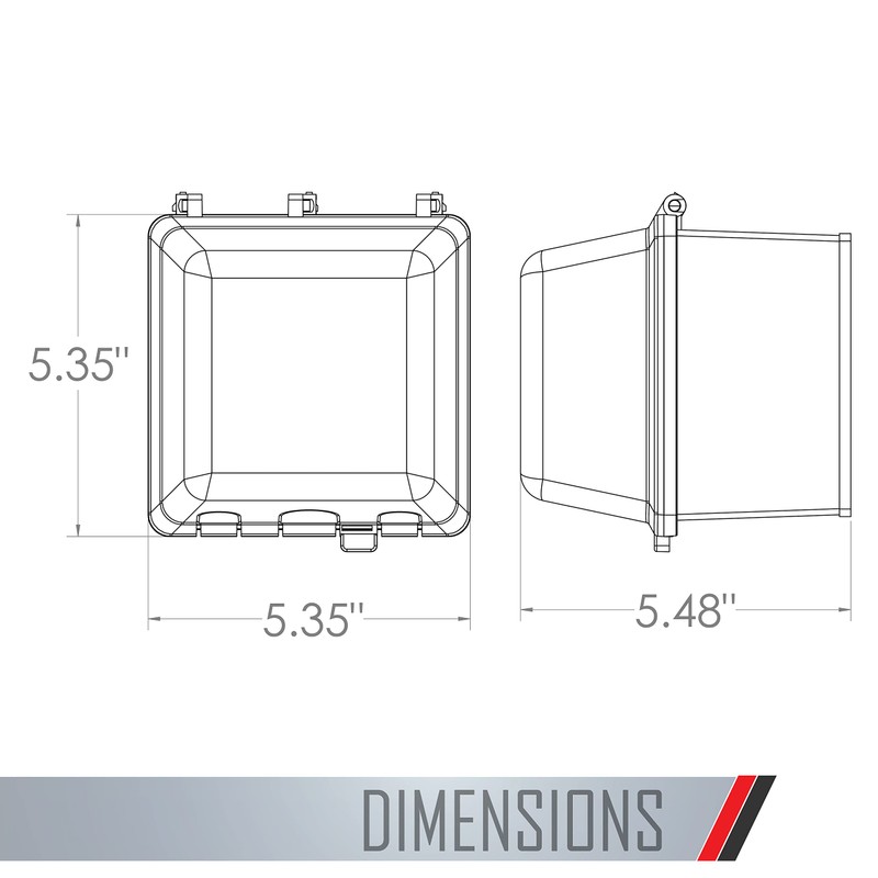TayMac MM7440G 4.75-in. Deep Outdoor Box, UFAST 55-in-1, Rated NEMA