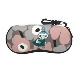 Asamike EGX204 Glasses Pouch, Glasses Case, Moomin, Little My Eyeglass Case, Glasses Bag, Unisex, Unisex, Anti-Scratch, Lightweight, Multifunctional, Soft, Thin, Portable, Fashionable, Cute, Simple,