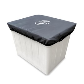 Hadisi Aerial Truck Bucket Cover -Waterproof Bucket Trucks Basket Cover Fits 1 Man Vinyl Bucket with Adjustable Lashing Straps(Grey 28" W x 28" D)