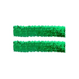 2PCS Green Sequin Headbands 5CM Wide lastic Sparkly Headband Glitter Sport Headband For Adult