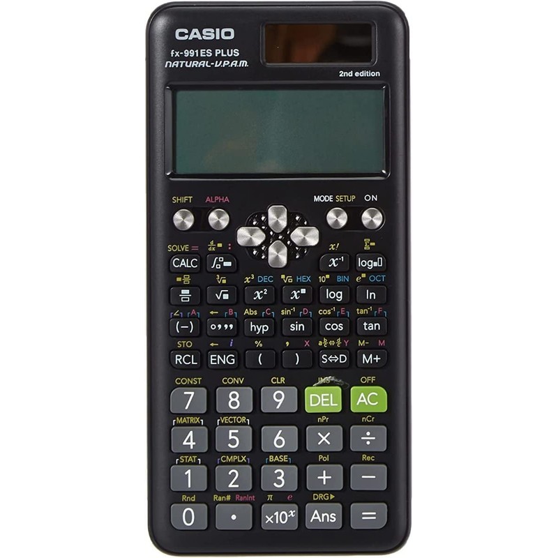 Calcuso Economy Pack Dark Grey with Calculator Casio FX-991ES Plus