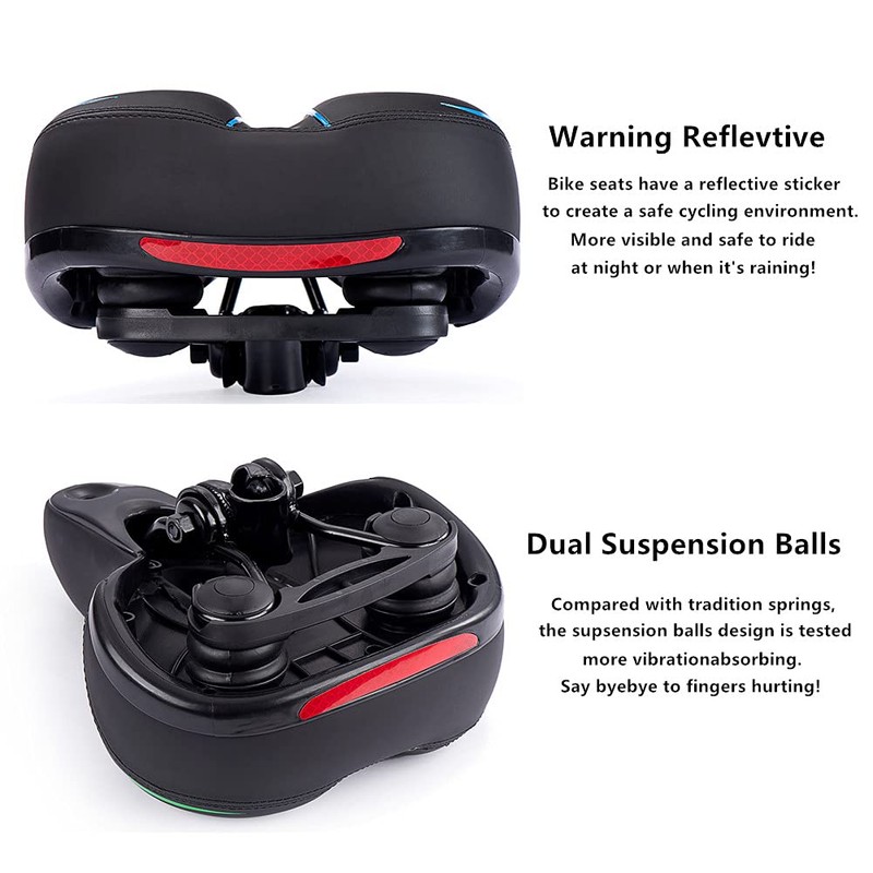 Bicycle Seat, Comfortable Exercise Bike Seat Cushion for Men and