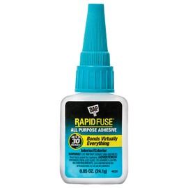 DAP 7079800155 00155 0.85 oz Rapid Fuse Fast Curing All Purpose Adhesive, 1 Pack, Clear