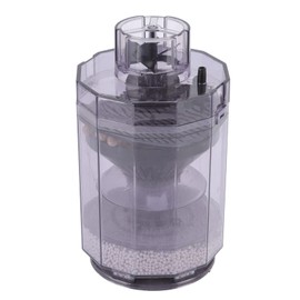 Qukaim 5L External Aquarium Filter Bucket - Round Design with Self-Adjusting Suction Cups | Energy-Efficient & Ultra-Quiet | for 30-80 Gallon Fish Tanks