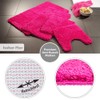 PANA fluffy bath mat in various colours and sizes •