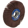 Merit Grind-O-Flex Abrasive Flap Wheel, 1" Arbor, Round Hole, Ceramic
