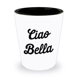 SpreadPassion Bella Coffee Shot Glasses - Ciao Bella - Novelty Birthday Christmas Gag Gifts...