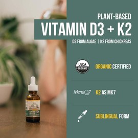 Plant-D3 + K2 5,000 IU D3 Strength (MenaQ7) Healthcare Vitamin