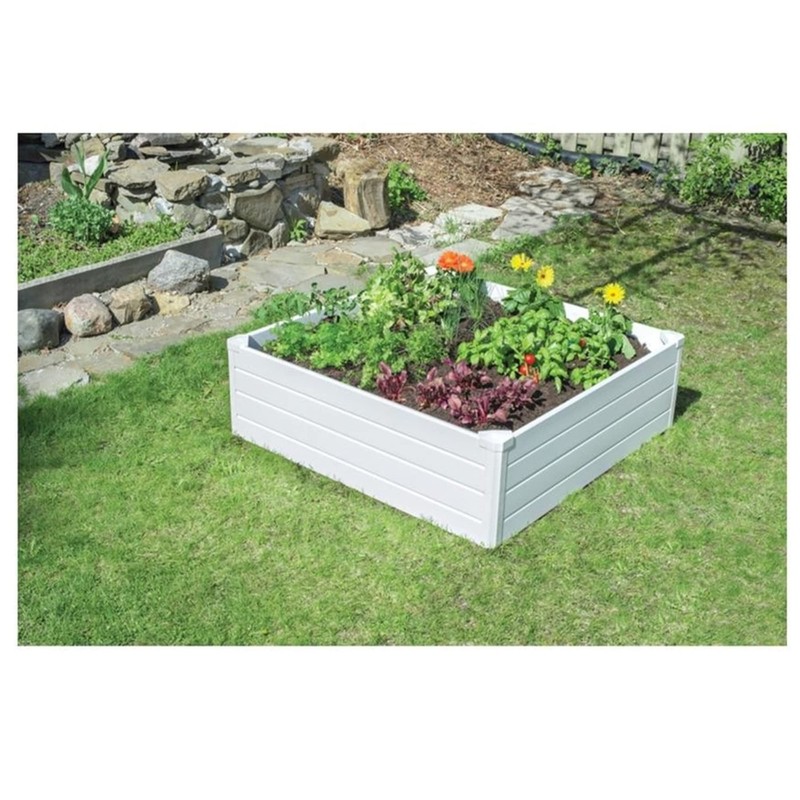 Nuvue Garden Bed WHT 15X48