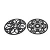 3pcs Modern Kitchen Trivets Waterproof Hollow Carved High Temperature Resistance