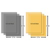 brackit MT2251 Dust Sheets, Gold/Silver (6 Pack)