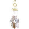 mookaitedecor Natural Agate Slices Wind Chimes for Home Garden Decoration